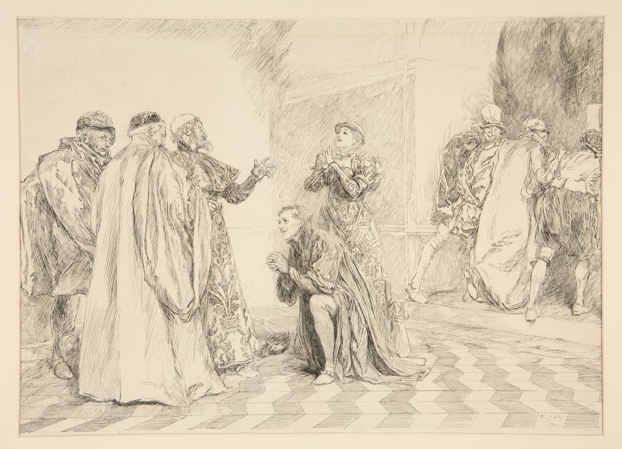 Glans: av Edwin Austin Abbey