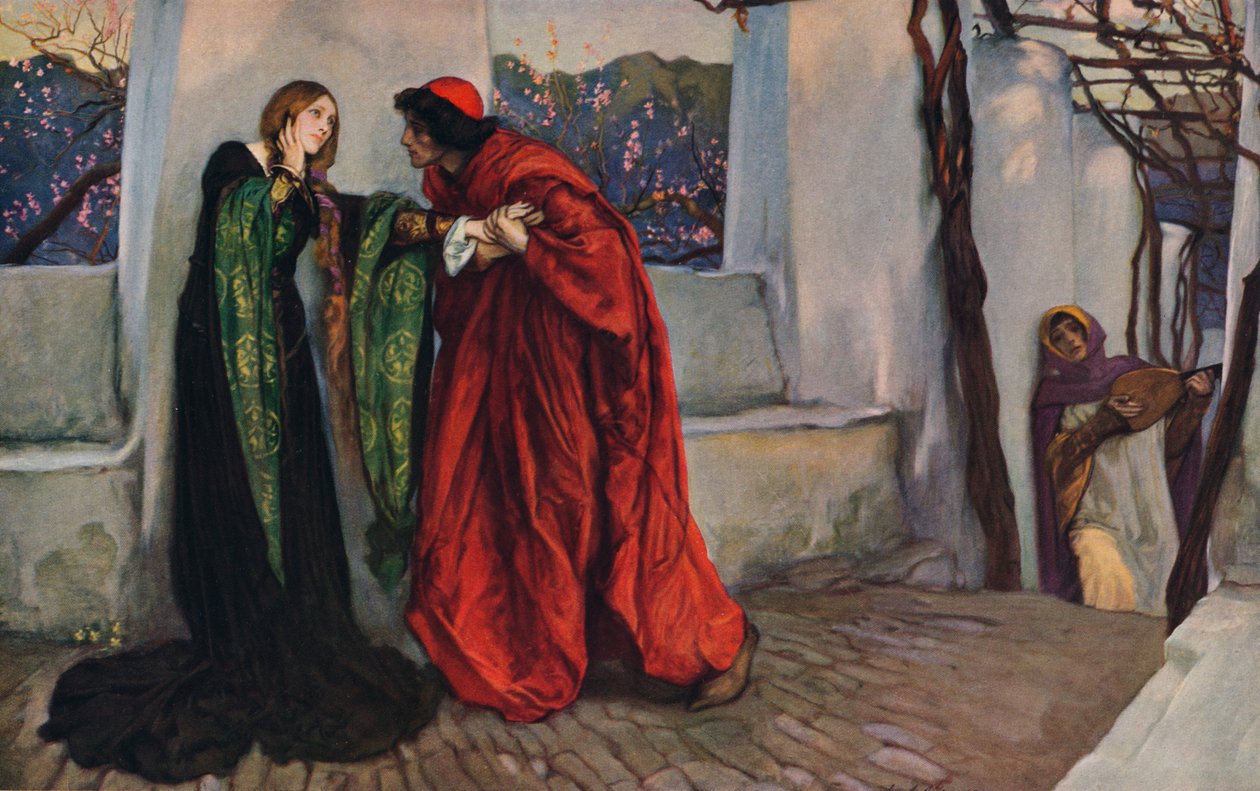 O Mistress Mine, where are you roaming, 1899 c1940 av Edwin Austin Abbey