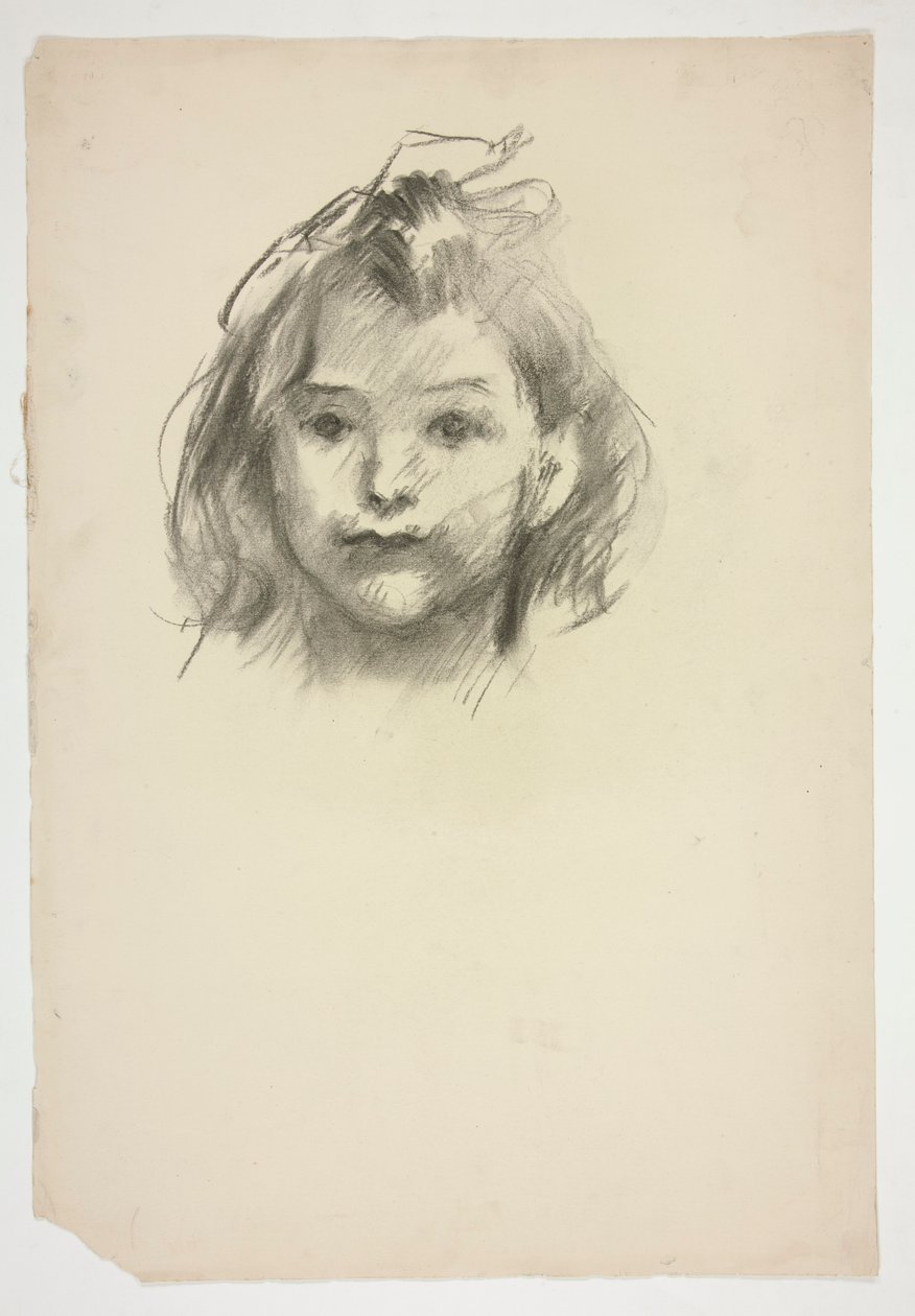 Portrett av en jente (uidentifisert sitter) av Edwin Austin Abbey