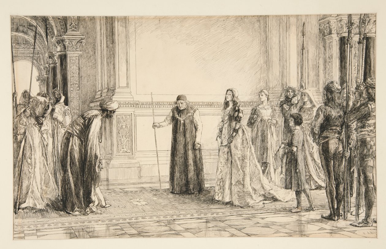 Prins av Marokko: av Edwin Austin Abbey