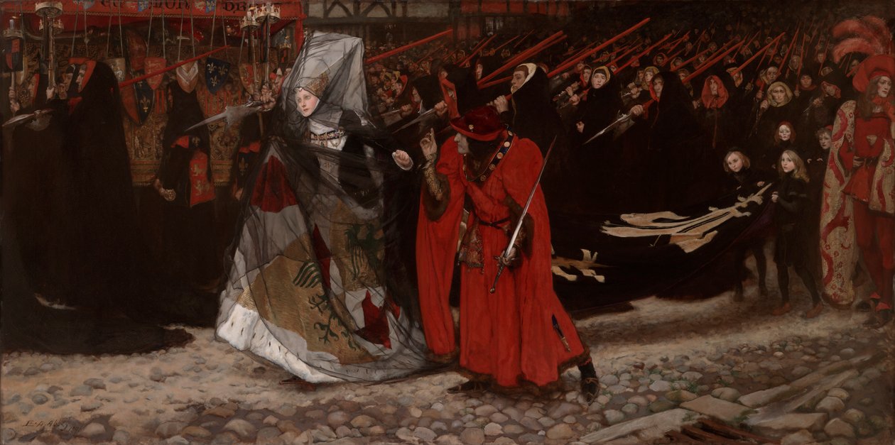 Richard, hertugen av Gloucester og Lady Anne av Edwin Austin Abbey