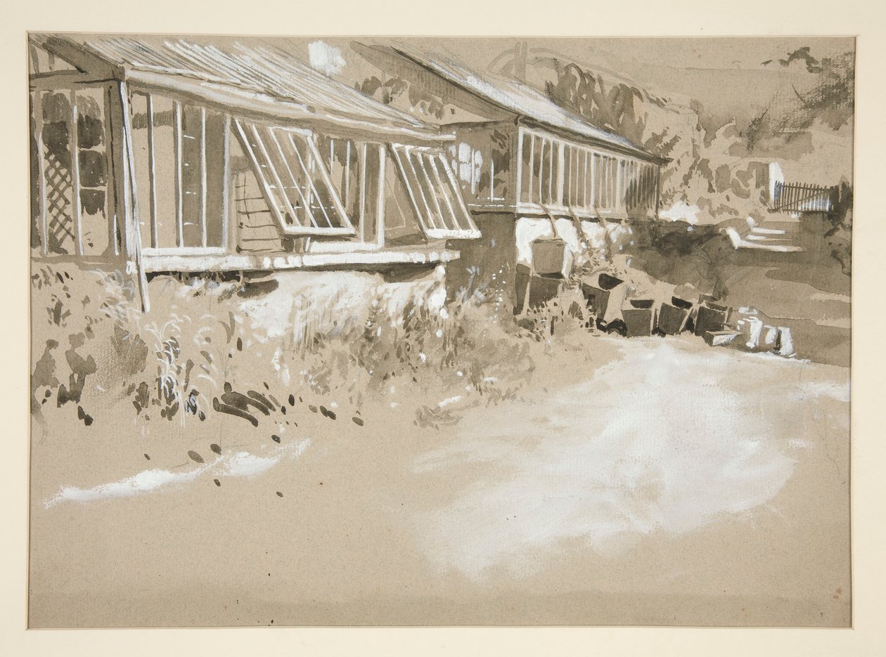 Shacks og busker av Edwin Austin Abbey