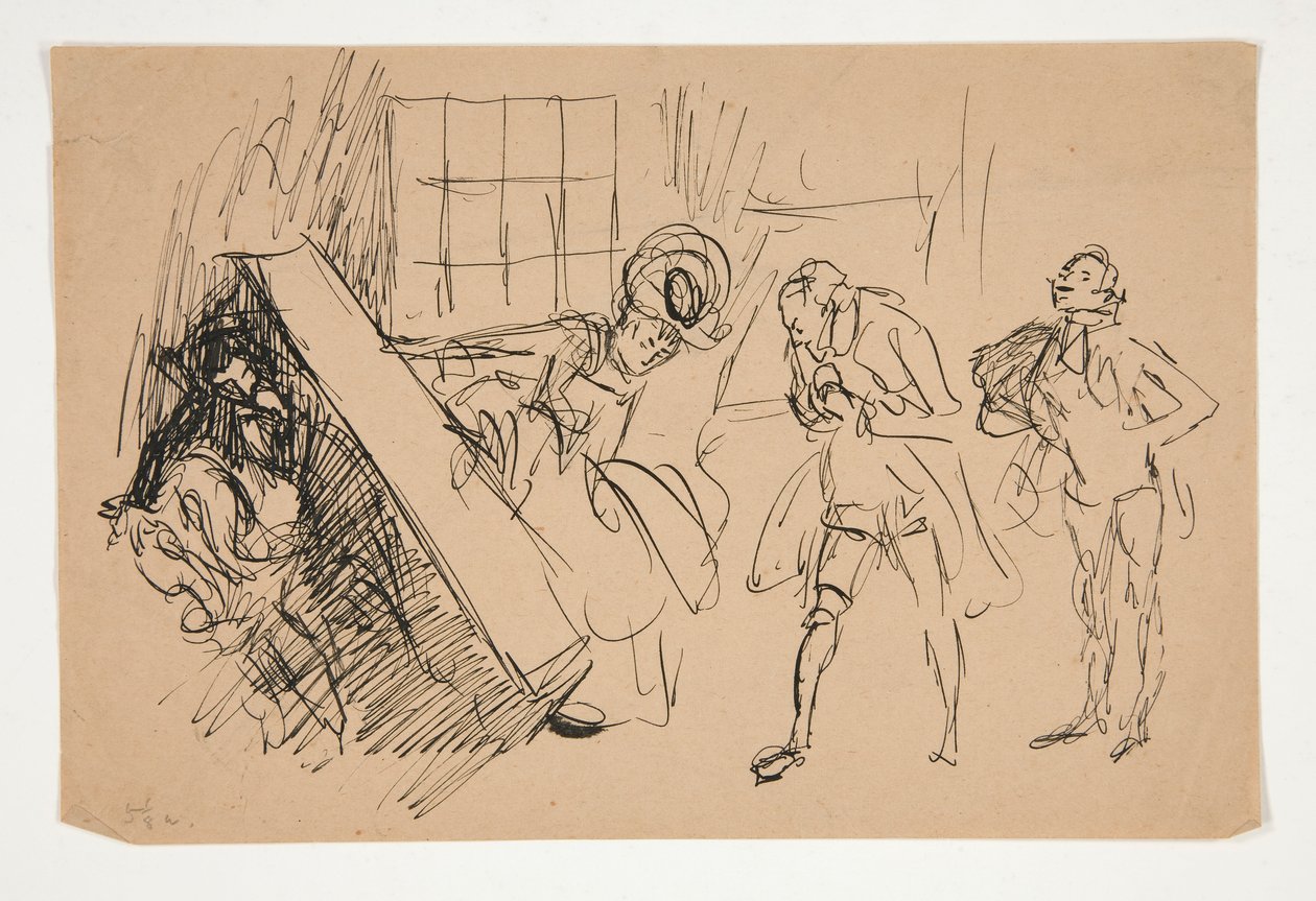 Sketch for School for Scandal, illustration for Scribner   1335137   no       norwegian Successfully Translated  Original: Lake George and the Village of Caldwell, ca. 1850s. Translat: Lake George and the Village of Caldwell, ca. 1850s. 1156570 no norwegia av Edwin Austin Abbey
