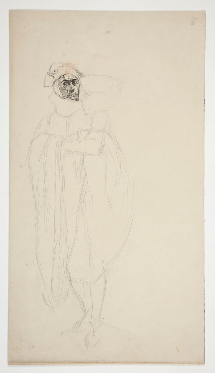Studie for Armado, fra Love av Edwin Austin Abbey
