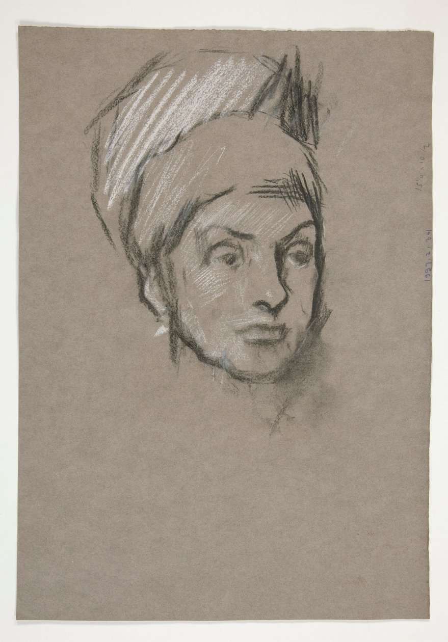 Study for Science: skisse for veggmaleri for delstatsbygningen i Harrisburg, Pennsylvania, 1902-1911 (fullført av John Singer Sargent) av Edwin Austin Abbey
