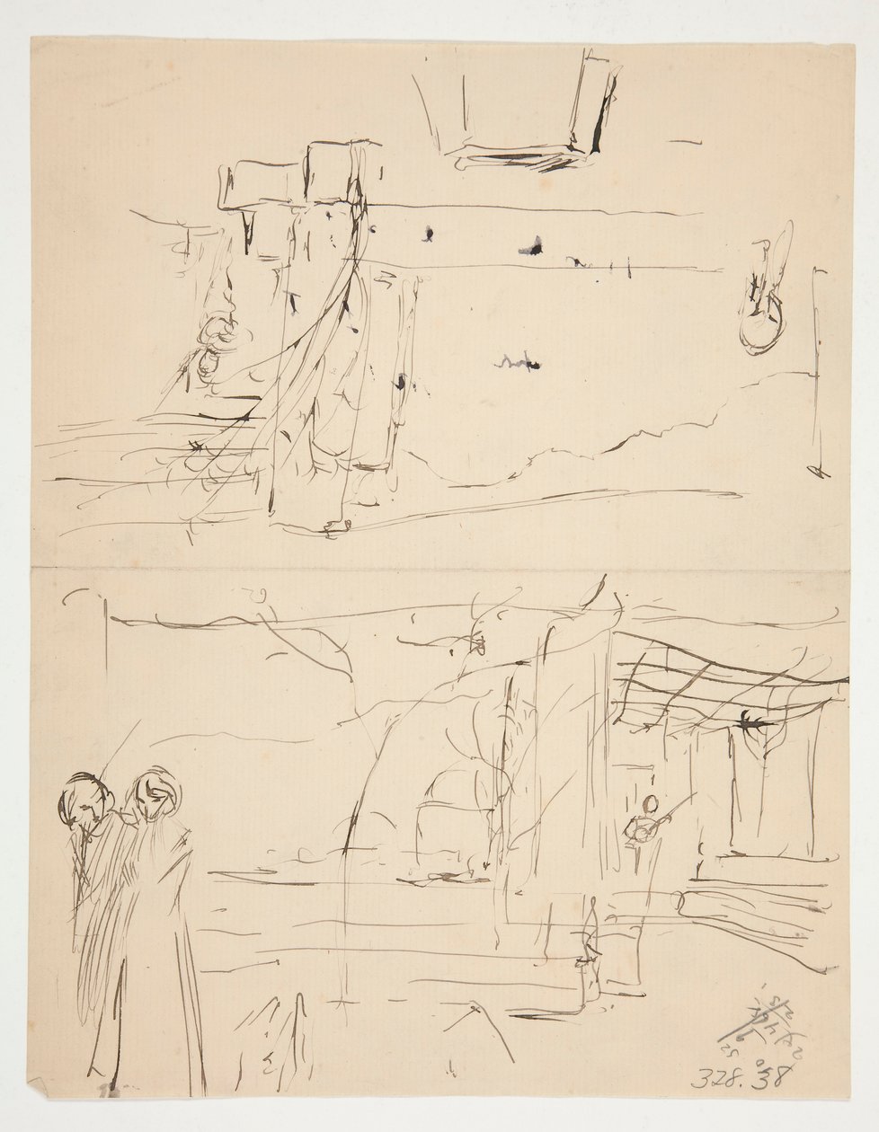 Studer for tolvte natt (?) av Edwin Austin Abbey