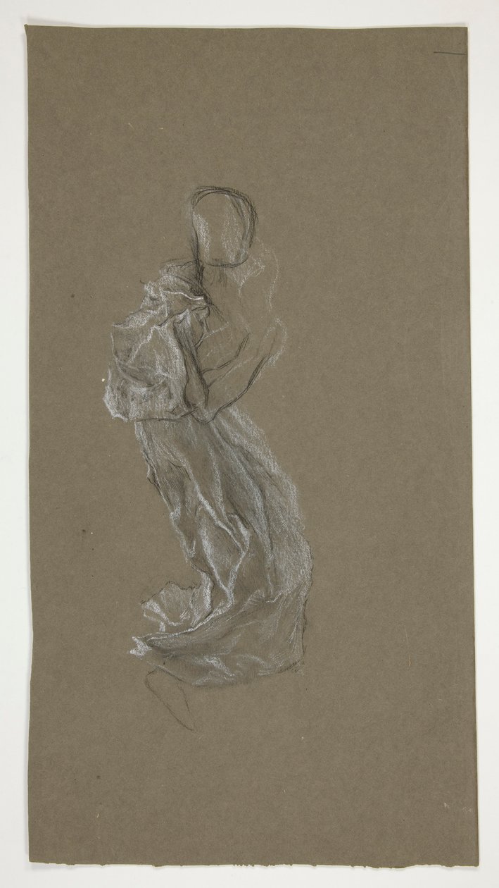 Studie av en engel av Edwin Austin Abbey