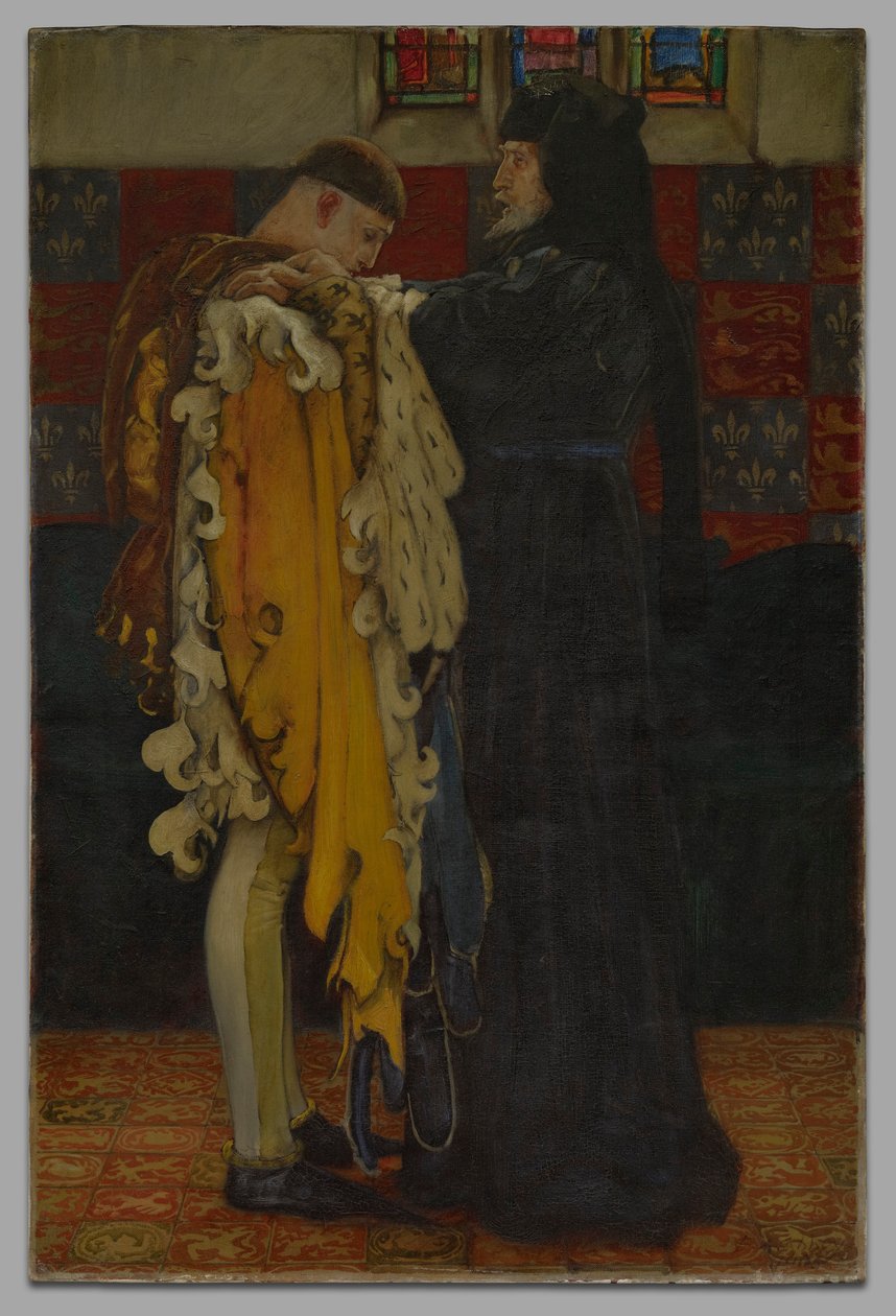 Kongen til prinsen av Wales: av Edwin Austin Abbey