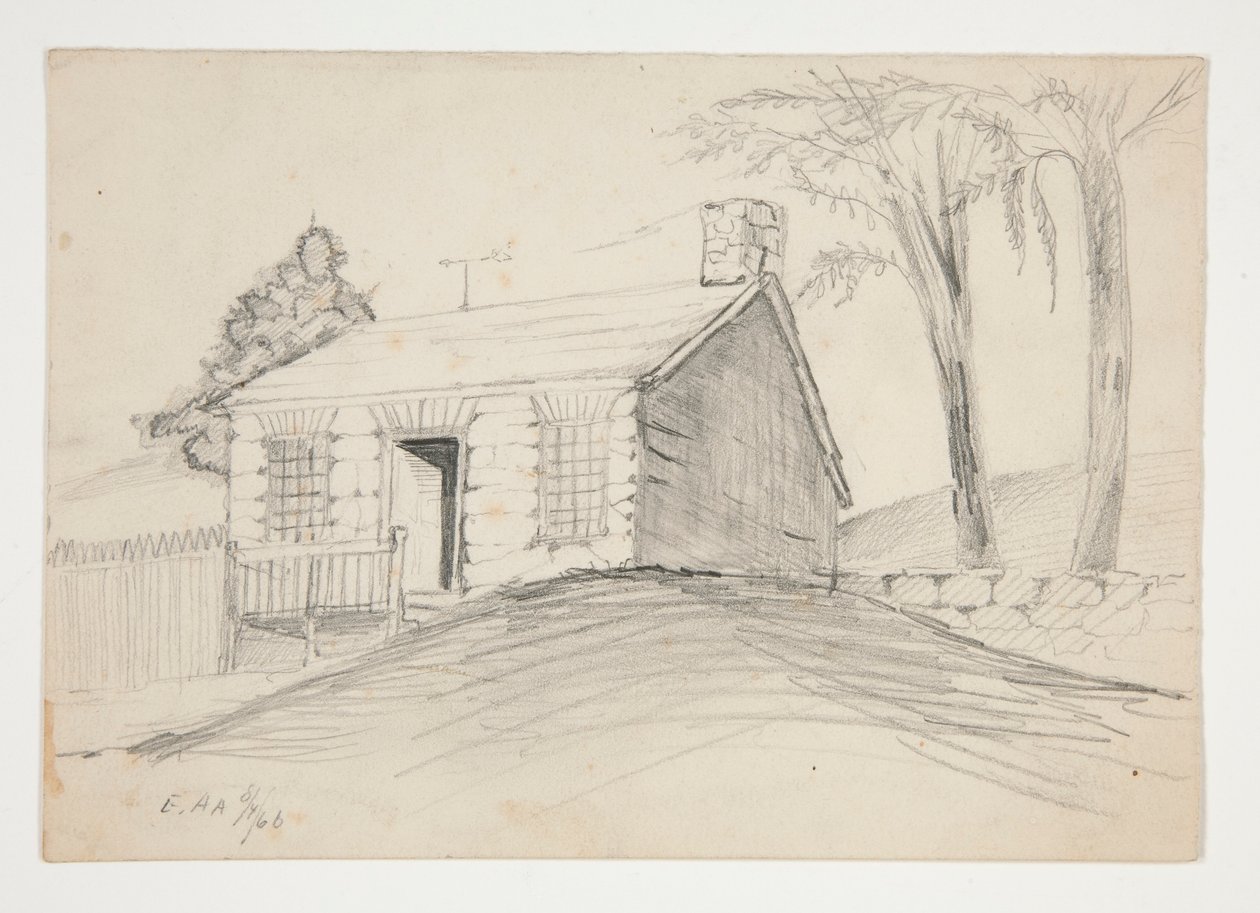 Det eldste huset i Ellicotts Mills av Edwin Austin Abbey