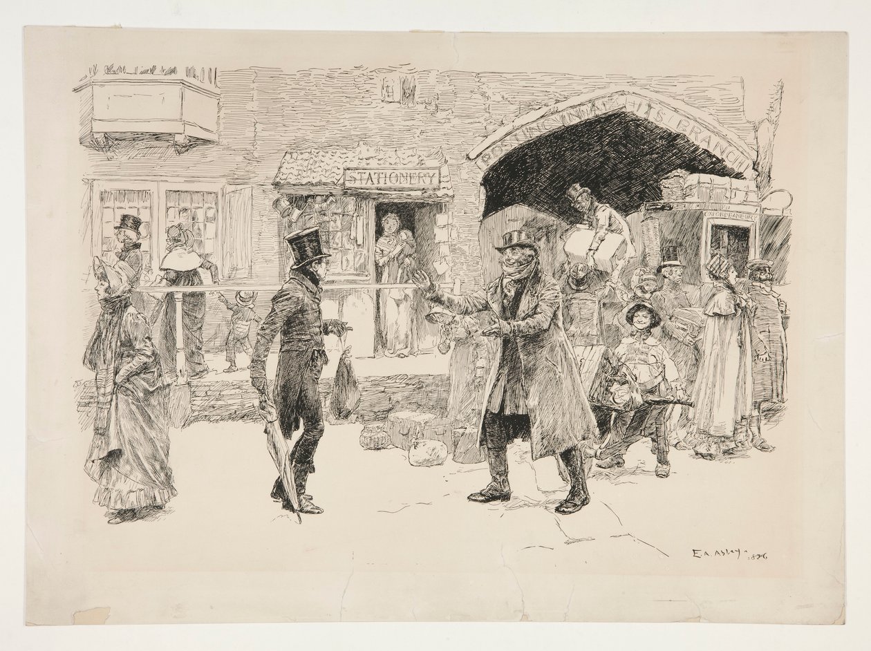 De innfødtes retur av Edwin Austin Abbey