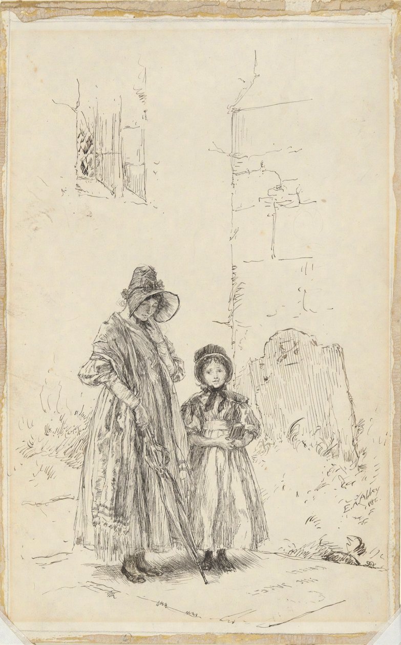 The Vicar, fra The Quiet Life av Edwin Austin Abbey