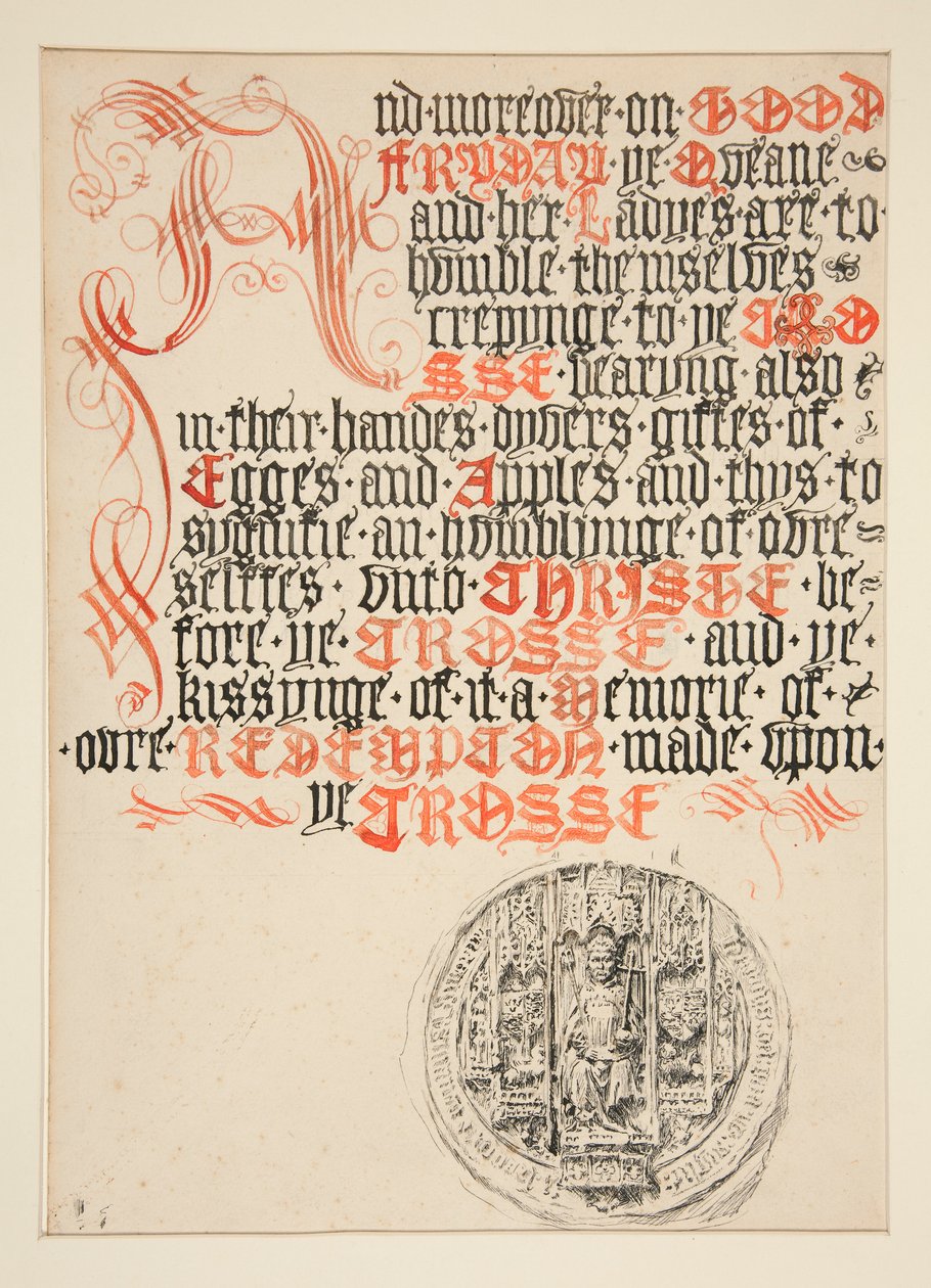 Tittelsidedesign, Scribner av Edwin Austin Abbey