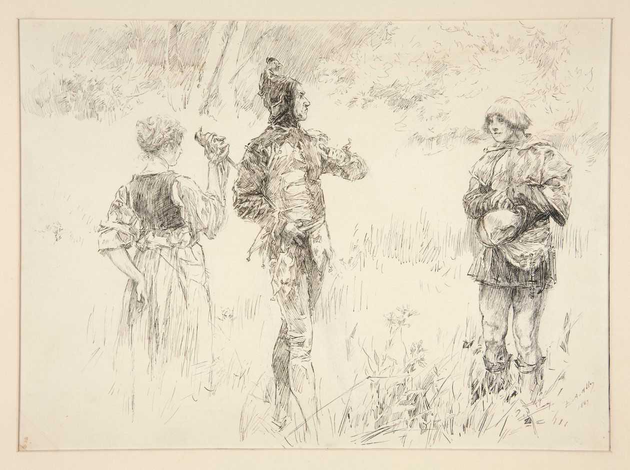 Berøringsstein: av Edwin Austin Abbey