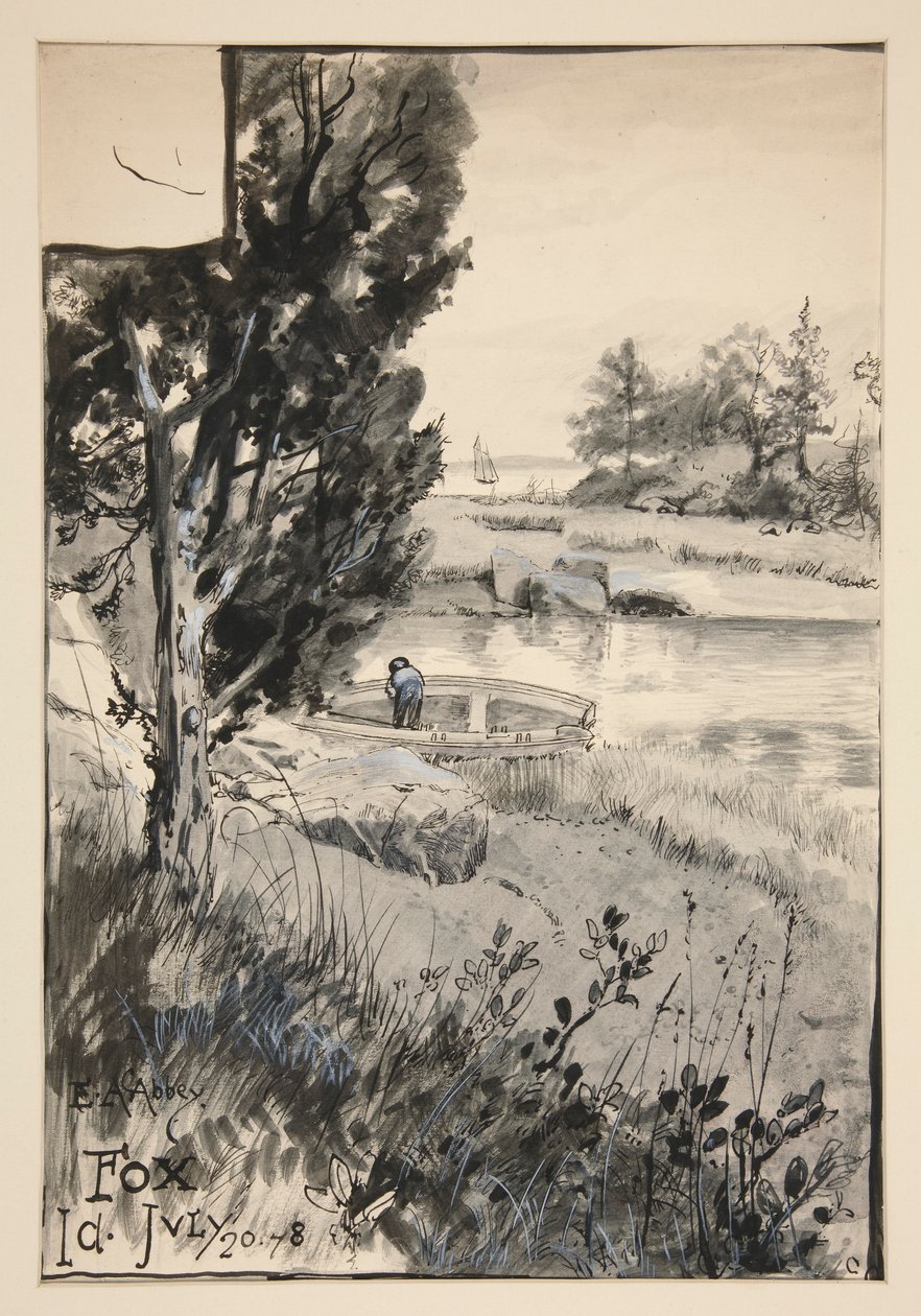 Uidentifisert illustrasjon av Edwin Austin Abbey