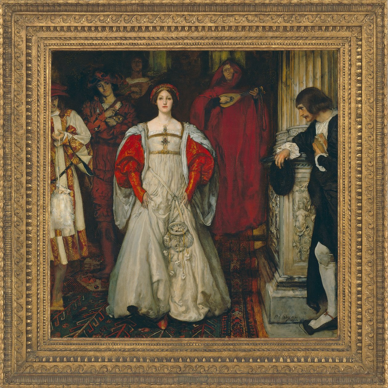 Hvem er Sylvia Hva er hun, at alle svanene roser henne, ca. 1896-99 av Edwin Austin Abbey