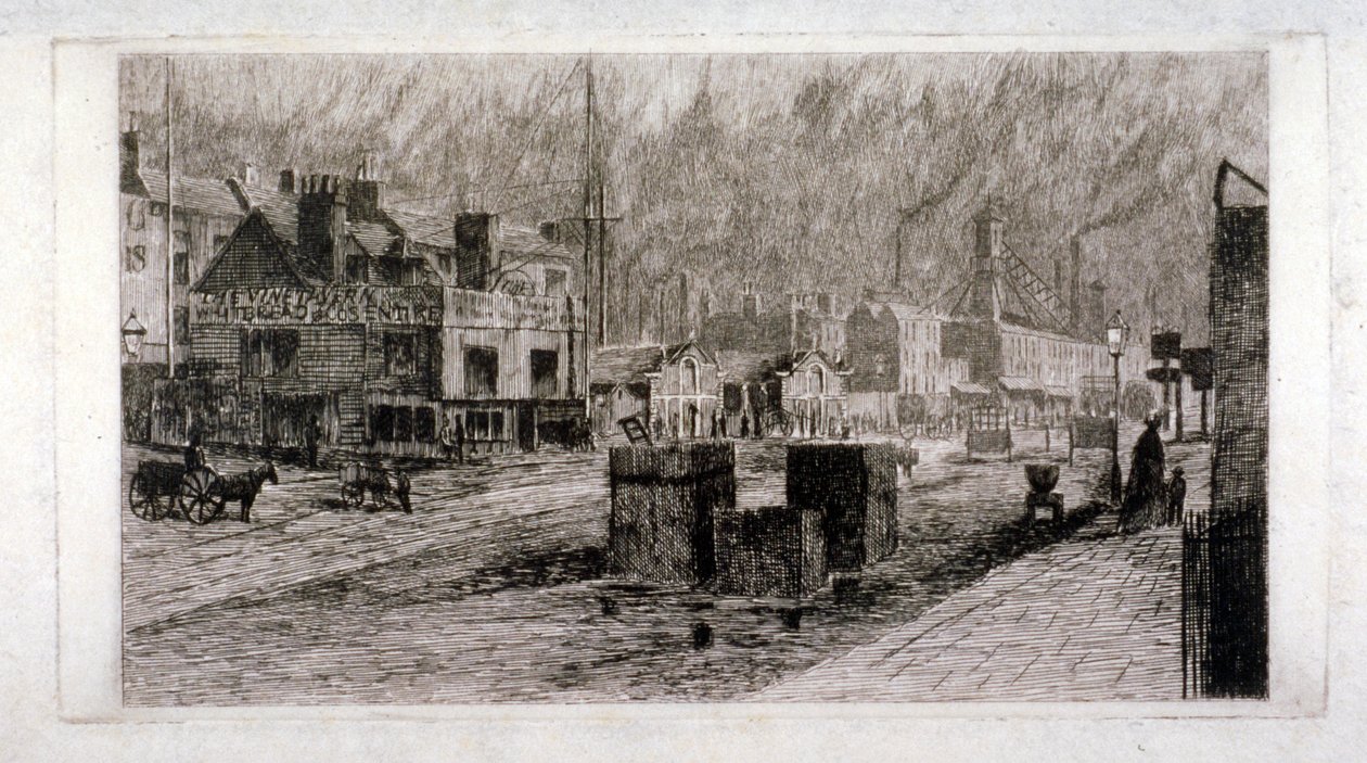 Vine Tavern, Mile End Road, Stepney, London, 1871 av Edwin Edwards