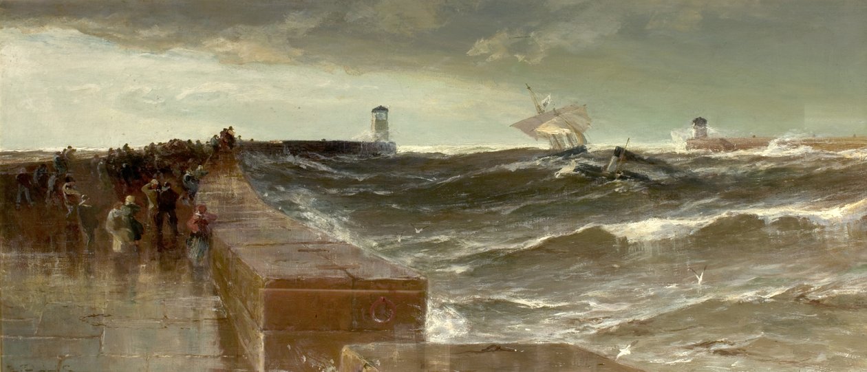 Etter tre dagers kuling, 1885 av Edwin Ellis