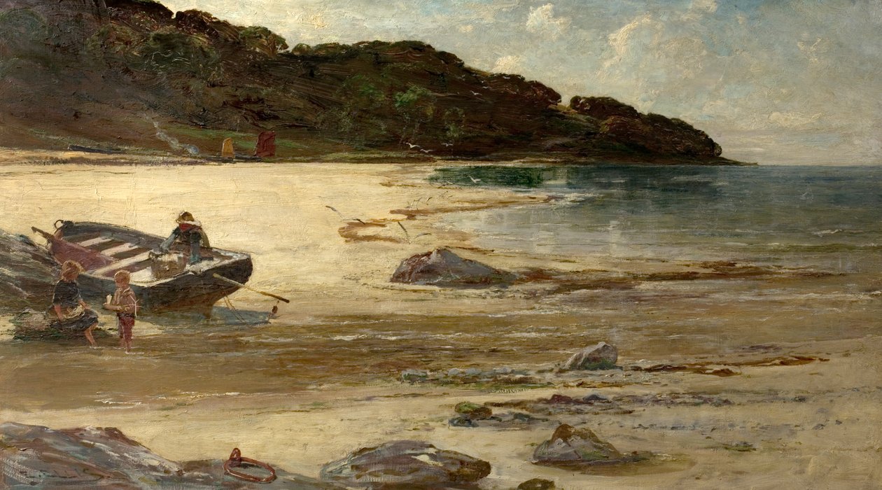 Kystscene, 1891 av Edwin Ellis