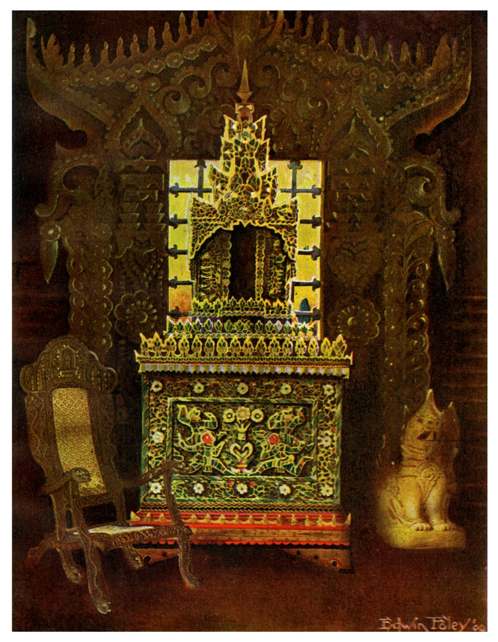 Asiatiske møbler, 1911-1912. av Edwin Foley