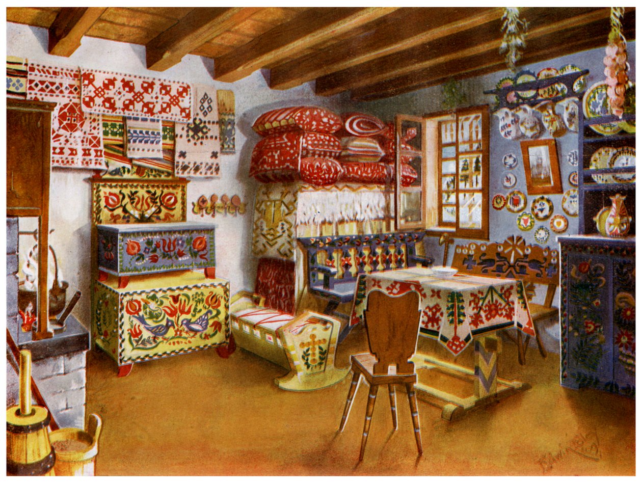 Østerriksk-ungarske bondemøbler, 1911-1912. av Edwin Foley