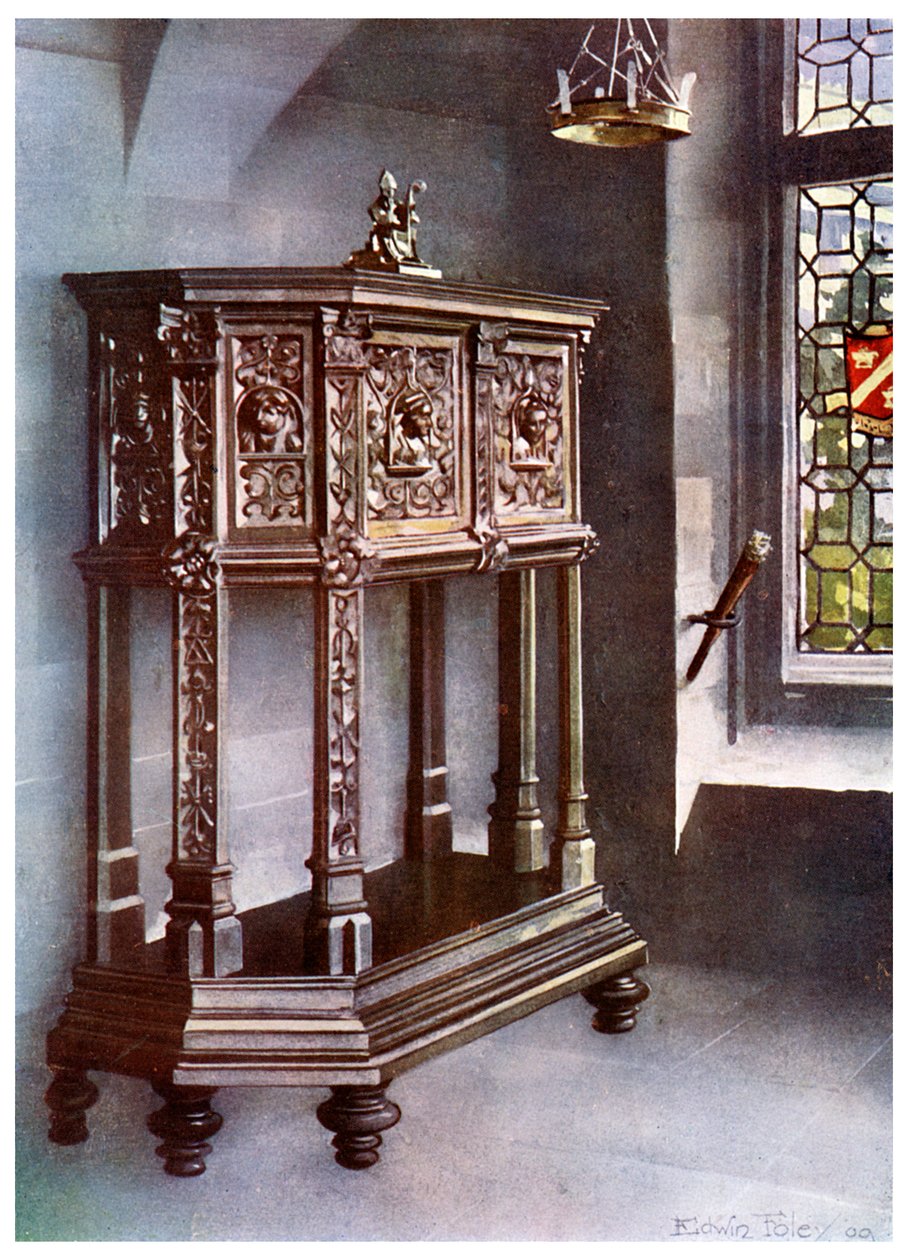Francis I petite credence, fransk, 1910. av Edwin Foley