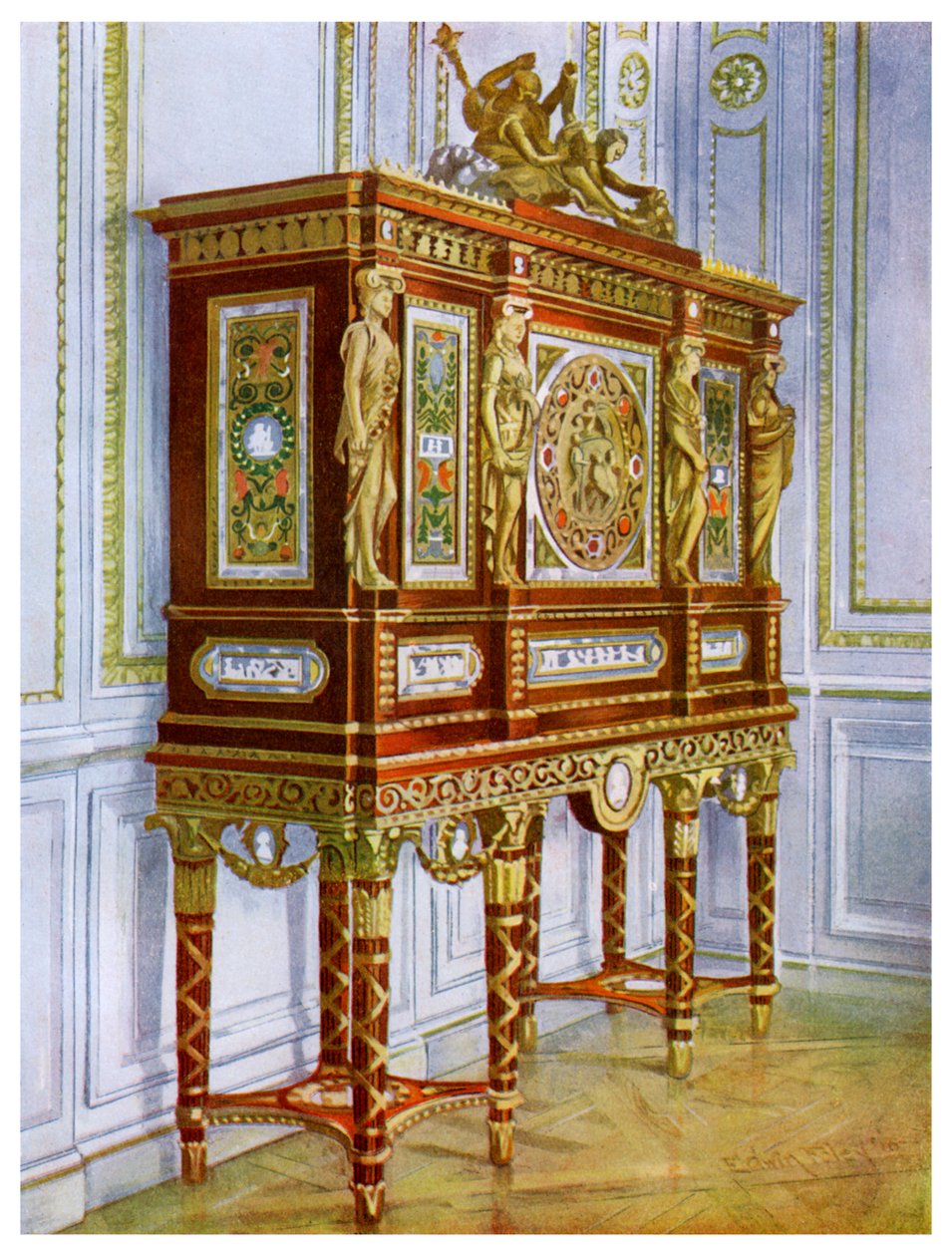 Juvelskap av Marie Antoinette, Versailles, Frankrike, 1911-1912. av Edwin Foley