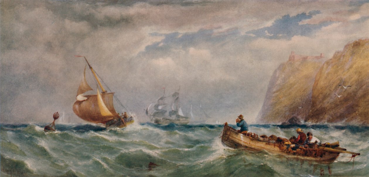 Seapiece, 1800- og 1900-tallet, 1935 av Edwin Hayes