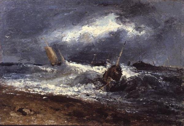 Storm Scene av Edwin Hayes