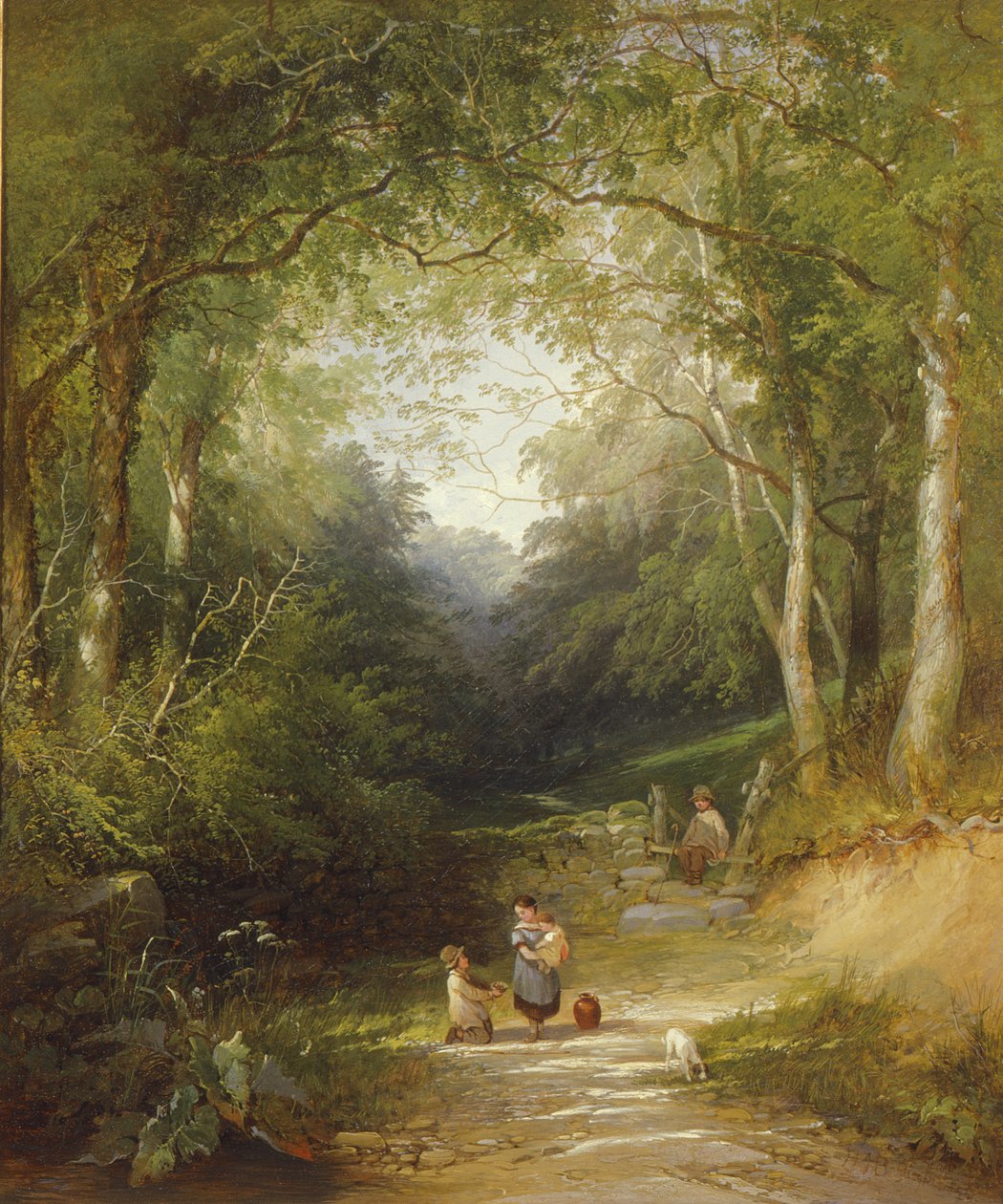 En sti gjennom skogen av Edwin Henry Boddington