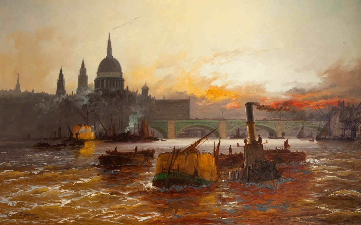The Pool of London, 1940-45 av Edwin Henry Eugene Fletcher