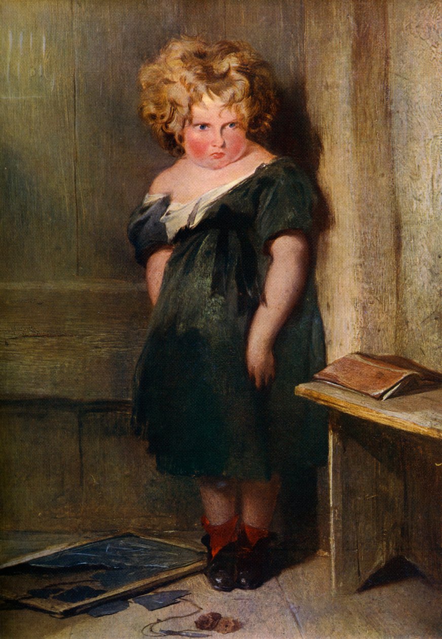 A Naughty Child, 1800-tallet, 1912. av Edwin Landseer