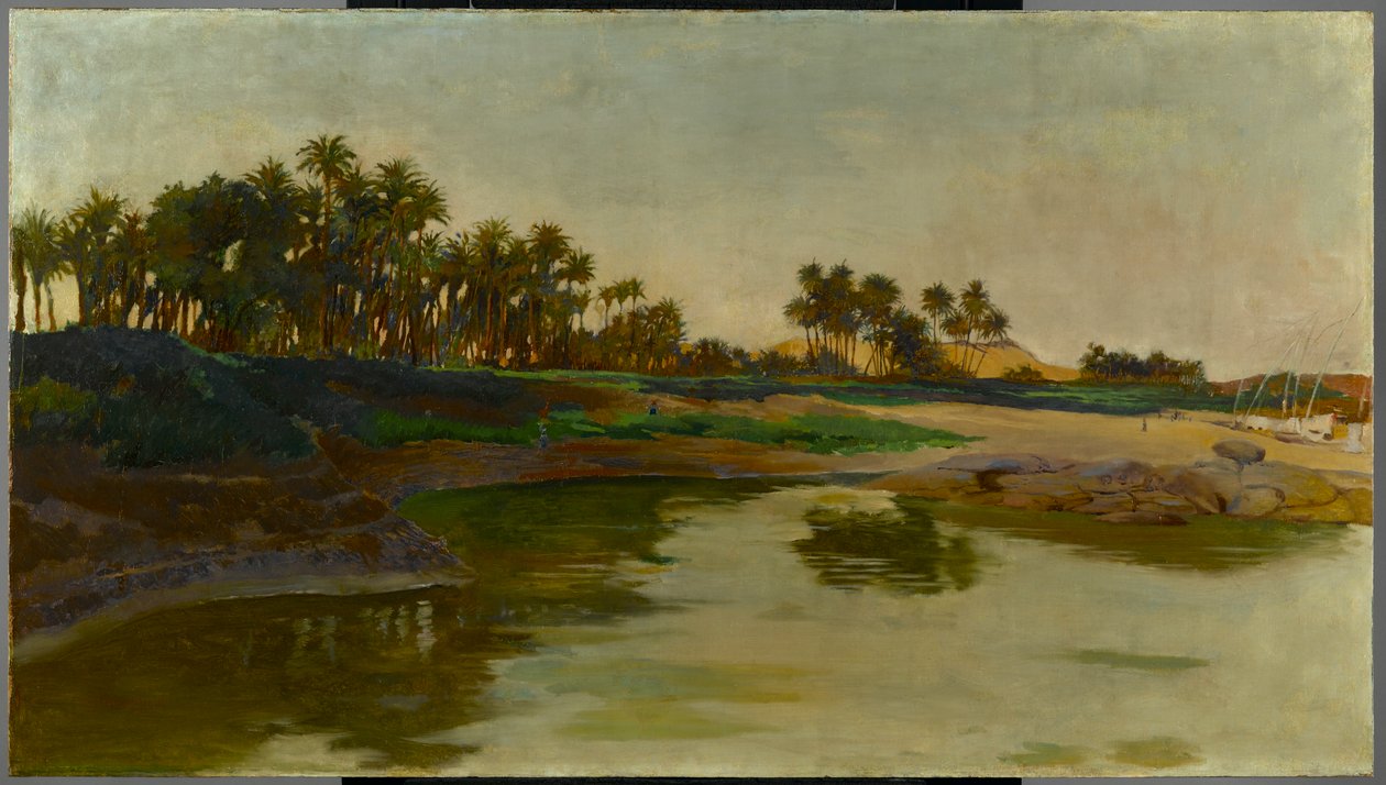 Island of Elephantine, Egypt, ca. 1886-91 av Edwin Howland Blashfield