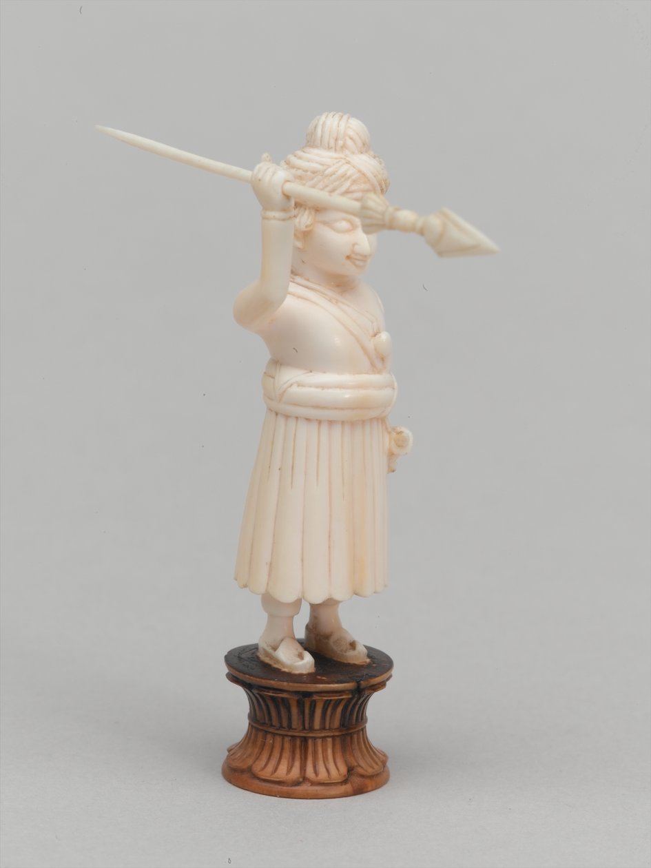 Svart bonde, sjakkbrikke, India, 1820 ca av Edwin John Alexander