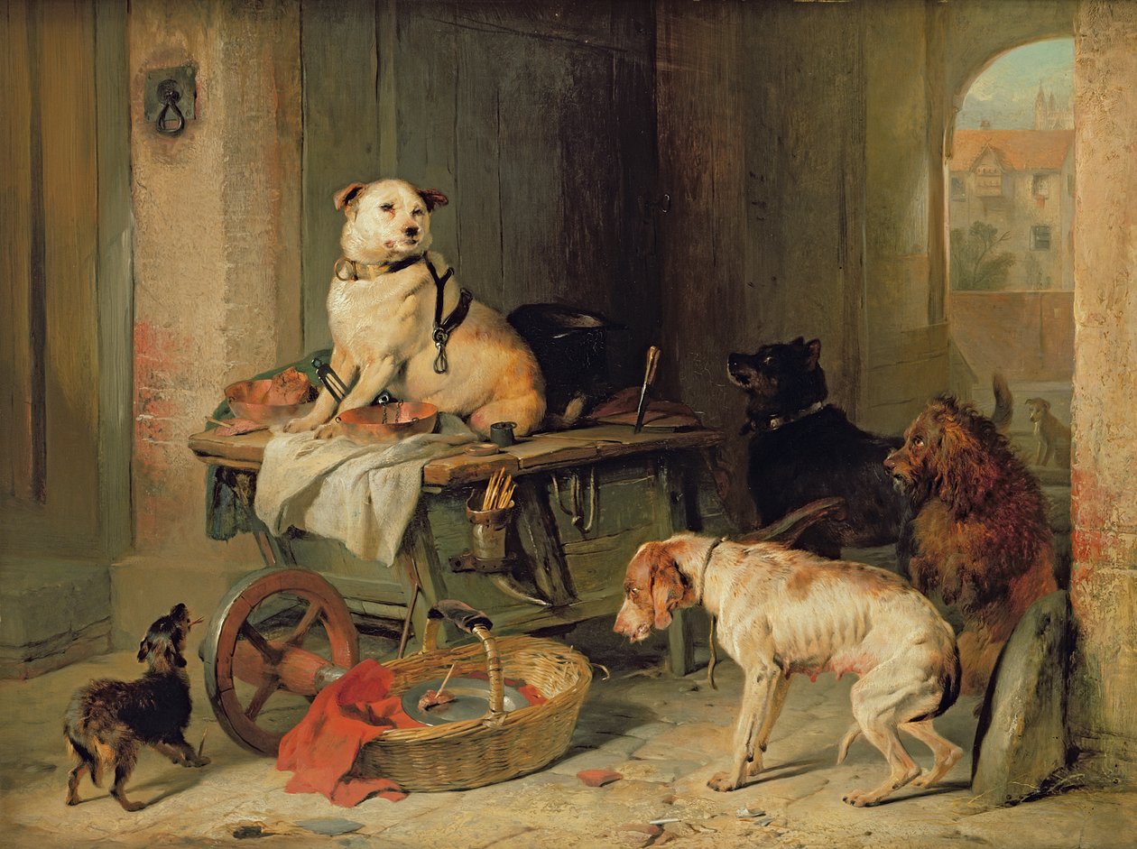 A Jack in Office, ca. 1833 av Edwin Landseer