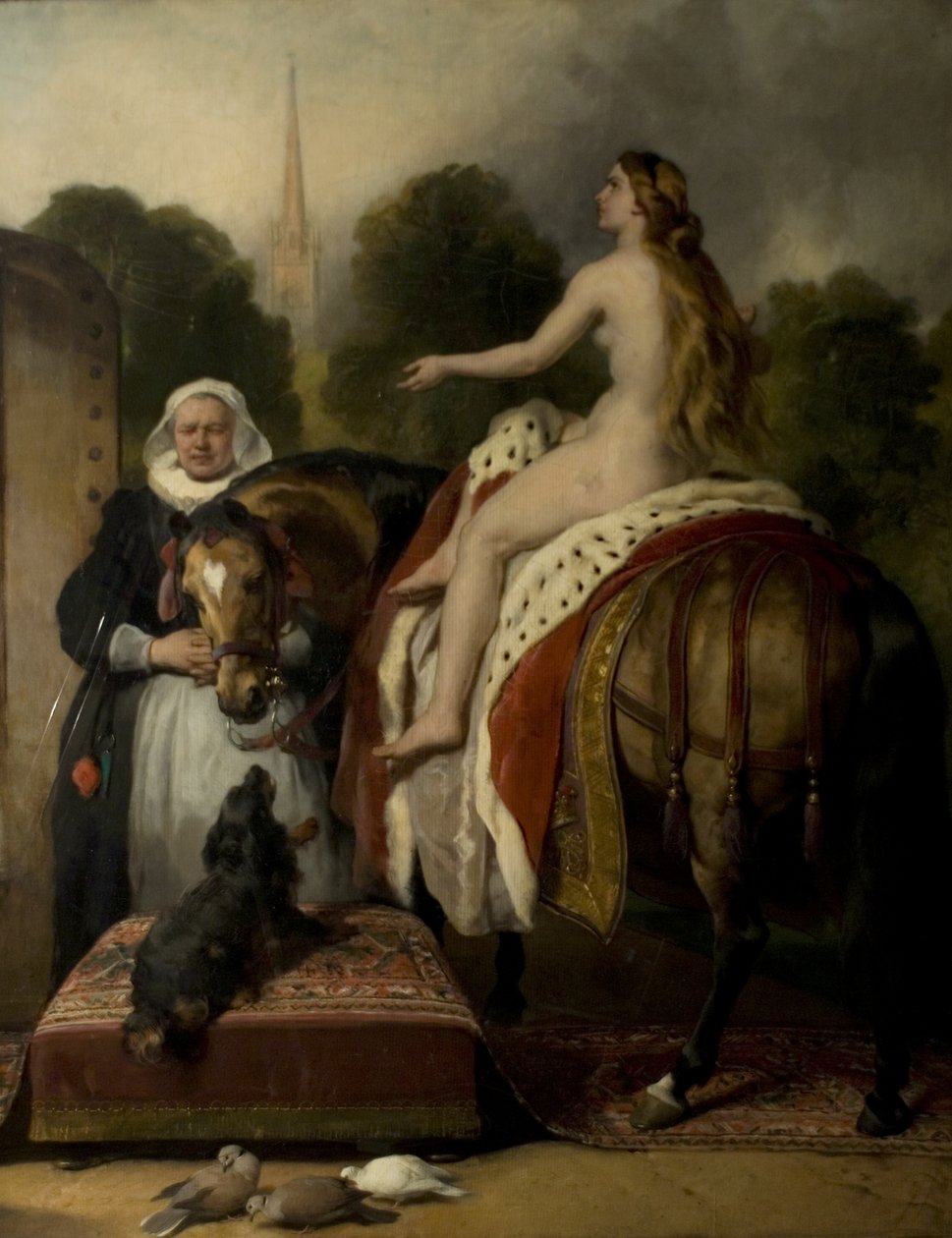 Lady Godivas bønn, ca. 1865 av Edwin Landseer
