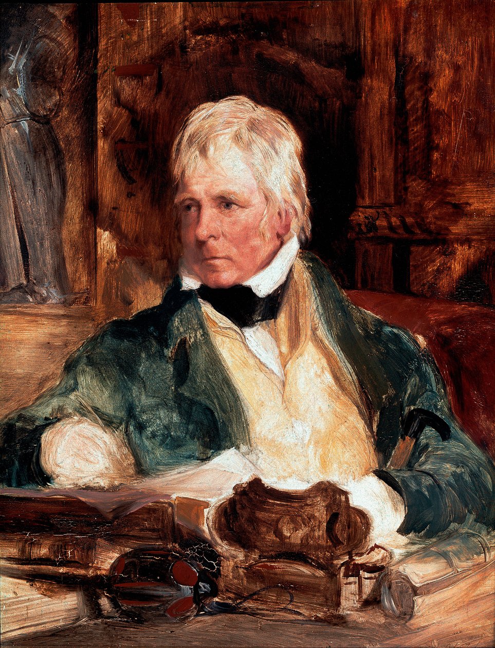 Portrett av Walter Scott (1771-1832), skotsk forfattermaleri av Edwin Henry Landseer (1802-1873) 1824 Søn. 29,2 cm x 24,1 cm London, National Portrait Gallery av Edwin Landseer