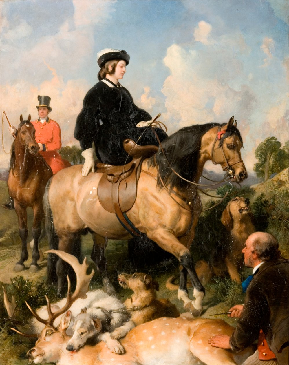 Dronning Victoria i Windsor Home Park, 1865 av Edwin Landseer