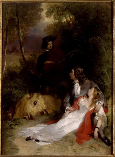 The Bride of Lammermoor, ca. 1830 (olje på panel) av Edwin Landseer