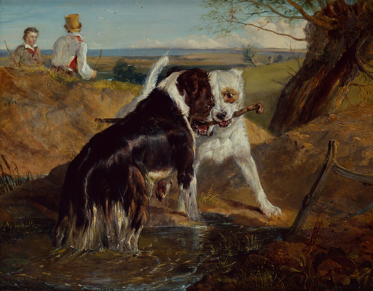 Hvem skal ha pinnen av Edwin Landseer