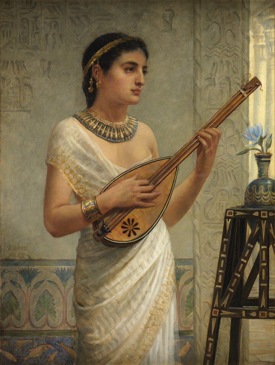 Mandolinspilleren, 1886 av Edwin Longsden Long