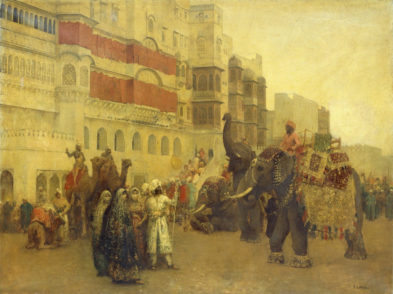 Denne fettdagen på Beckney-Baluchistan, Beckney, av Edwin Lord Weeks