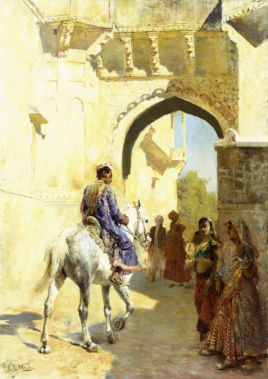 En arabisk scene, 1884-89 av Edwin Lord Weeks