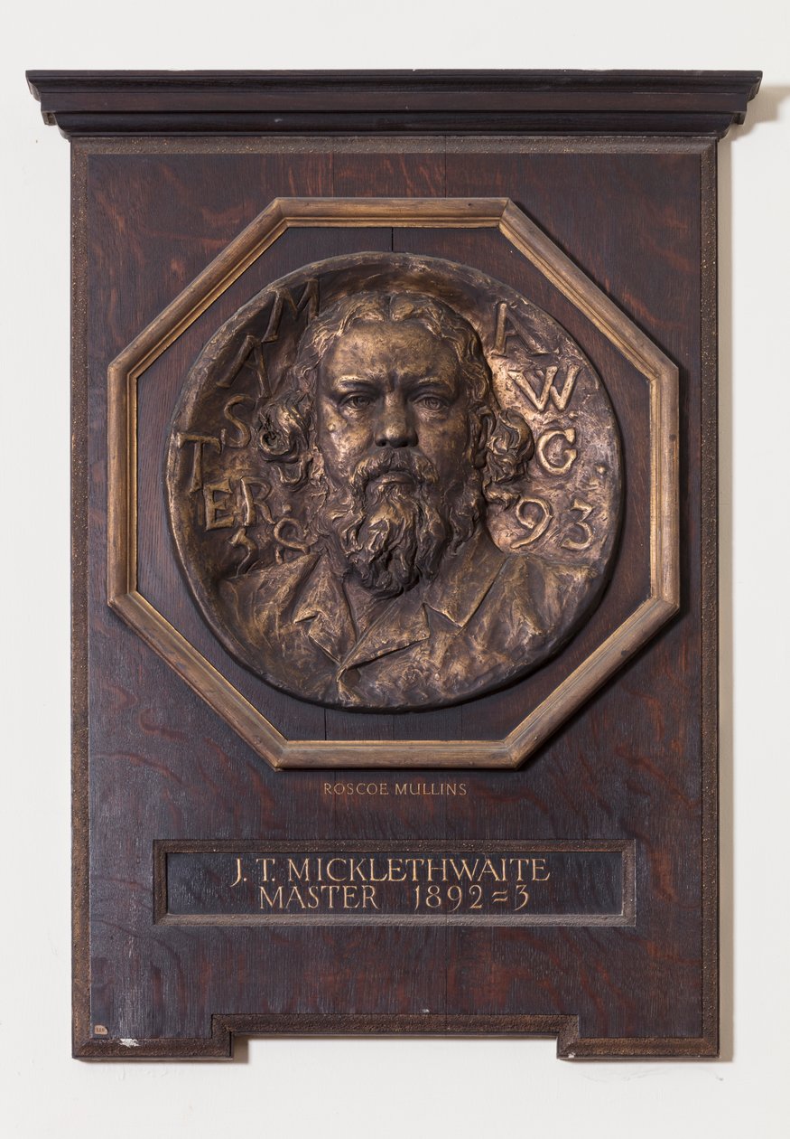 Medalje med John T. Micklethwaite, ca. 1893 av Edwin Roscoe Mullins