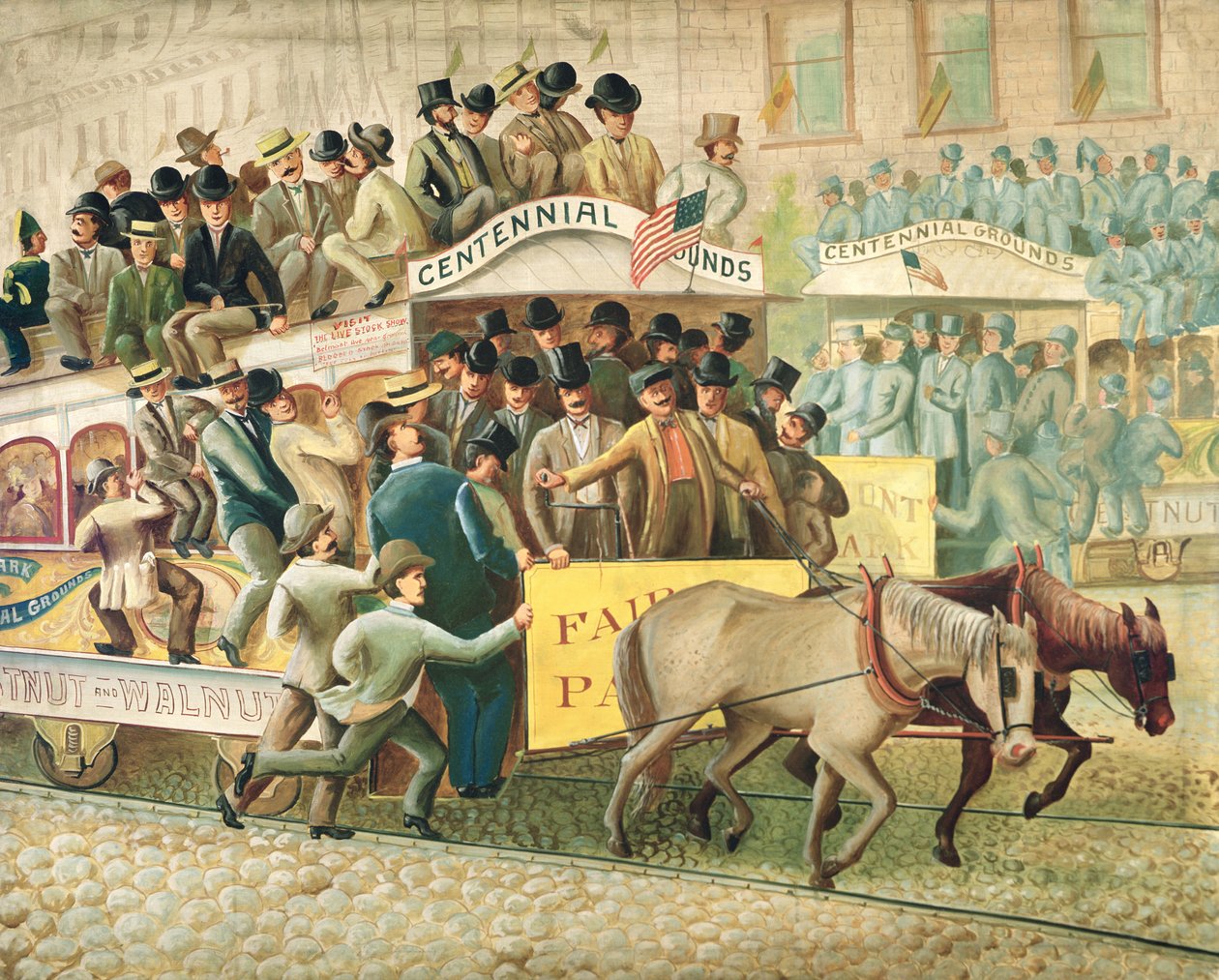 Gatebilreiser i løpet av hundreårsjubileet av Edwin S. Haley