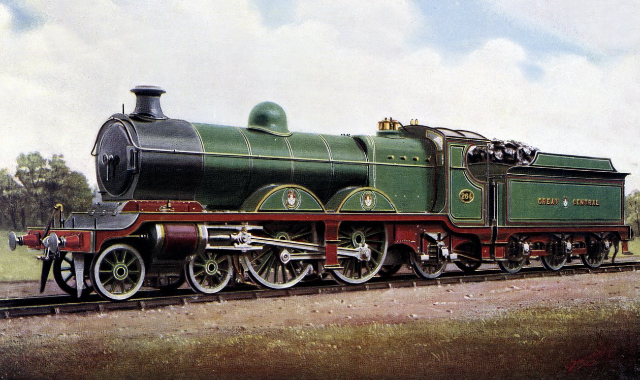 Steam Locomotive 264, Through the Heart of England: A Great Central "Atlantic" av Edwin Thomas Rudd