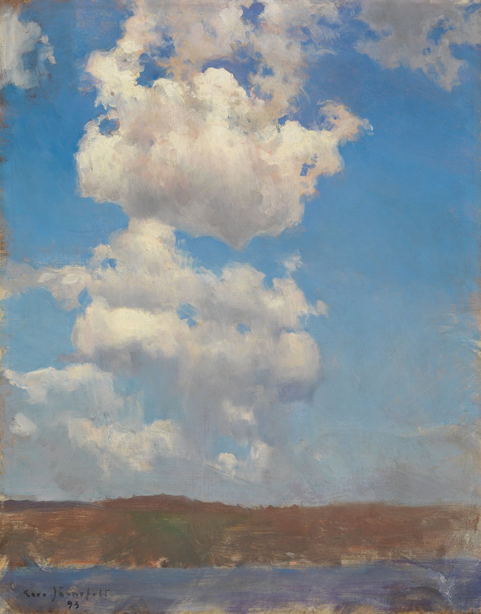 Skystudie av Eero Järnefelt