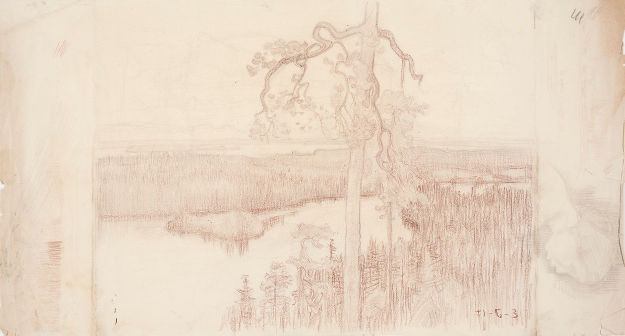 Innsjølandskap av Eero Järnefelt