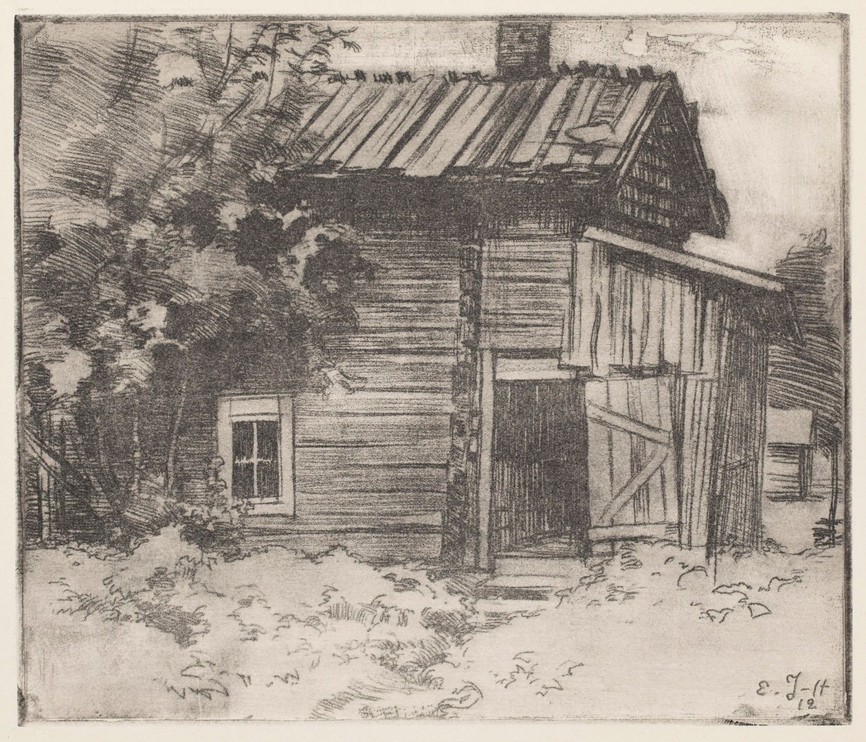 Gammel hytte av Eero Järnefelt