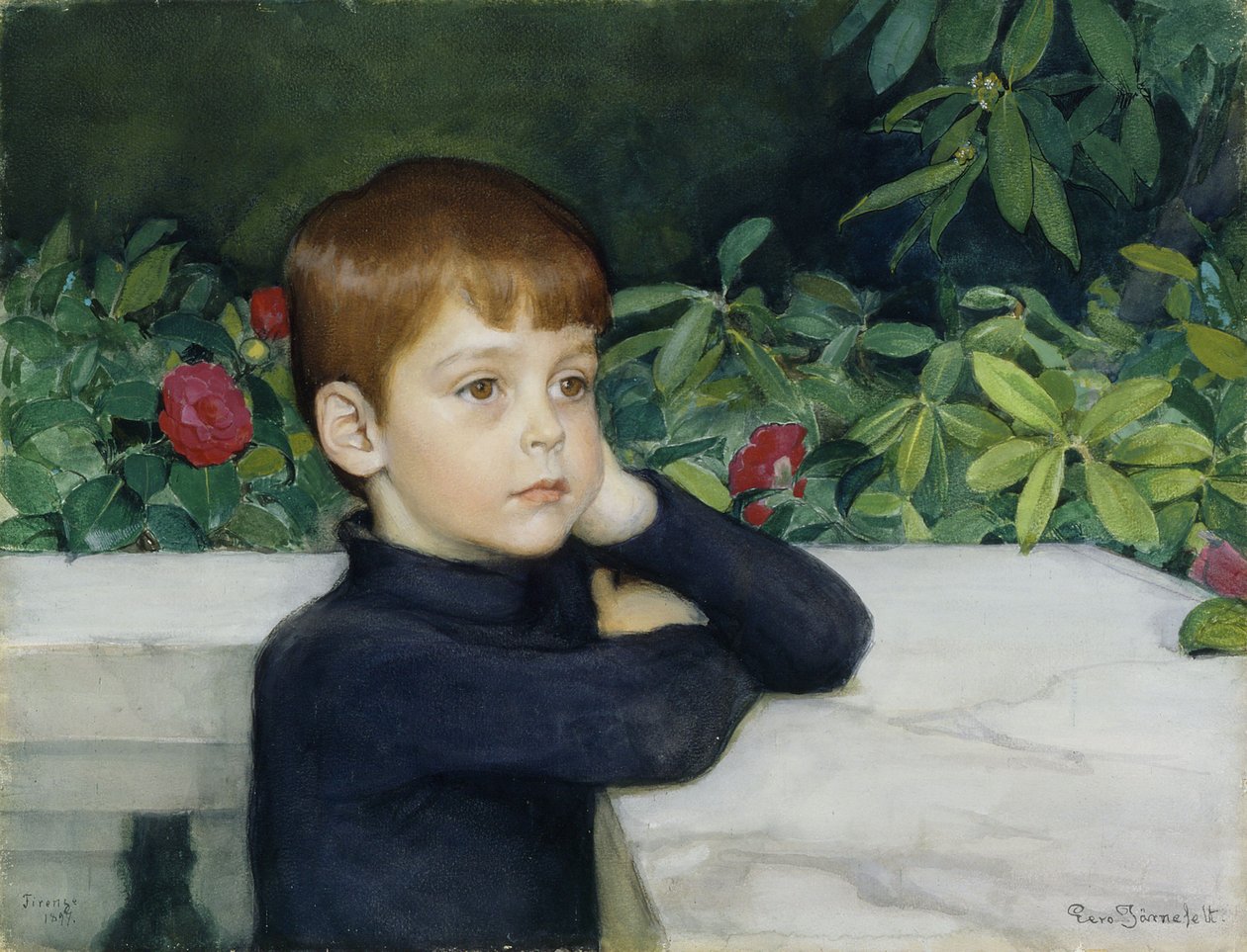 Portrett av kunstnerens sønn (Heikki Järnefelt) av Eero Järnefelt