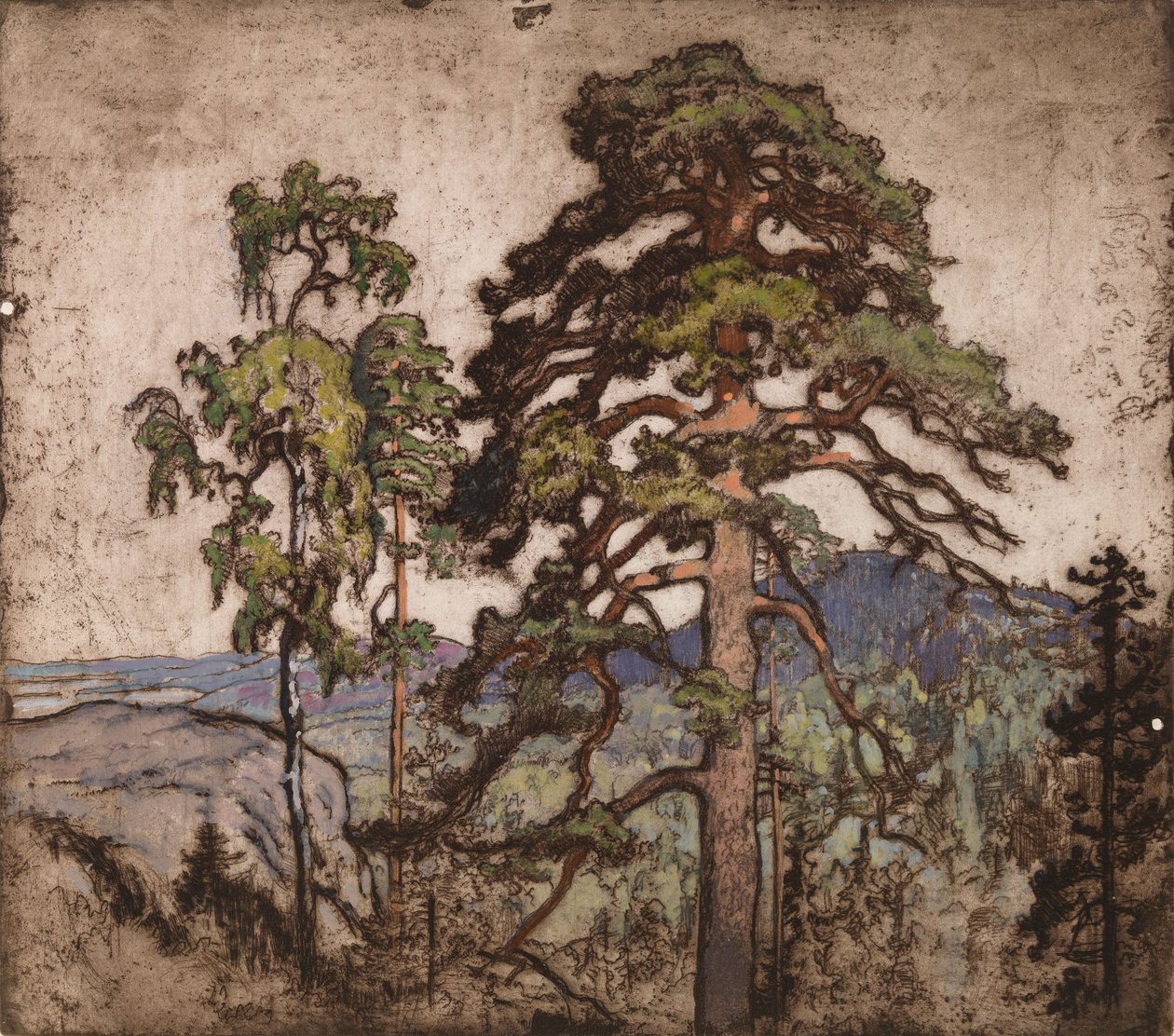 Utsikt fra Koli av Eero Järnefelt